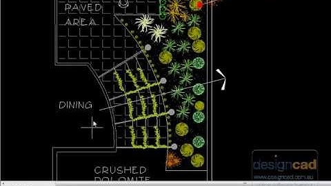 Scaling part of a design onto a Pages sheet in the GardenCAD environment