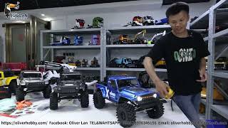 Unbox 1:8 CROSSRC EMOX Remote Control Off-road Vehicles 4WD RC Crawler, different color avaliable.