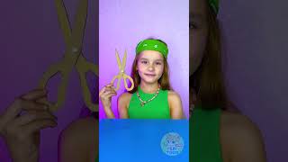 Yay! ✂️ Cardboard Glasses 📦 DIY For Daddy Goes Backwards! 🔄😂✨ #DIYForKids