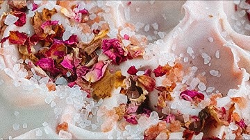 Making a Natural Rose Clay and Sea Salt Cold Process Soap + Essential Oils | Royalty Soaps