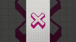 2D ➜ 3D in under a minute 🔥 #diy #foryou #drawing #3dart #viral #illusion #fyp #creative #trending
