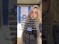 IDF girl explains #idf #israel #shorts #millitary