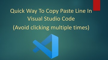 How To Copy Paste Line Of Code in VS Code