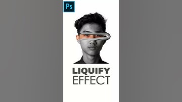 Liquify Effect in Adobe Photoshop #shorts #short