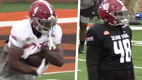 Watch Brian Robinson Jr. and Phil Mathis at the Reese’s Senior Bowl | SEC News