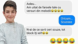 Farsă unui vlogger cu versuri din melodii [ Lyric Prank ]