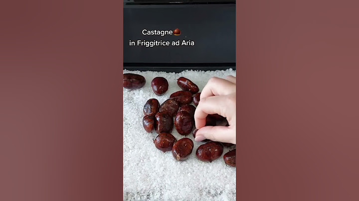 Castagne in friggitrice ad aria