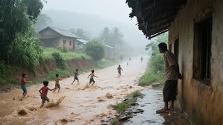 Thunderstorm in Indonesia 💤 Nature Ambience Sounds for Deep Sleep