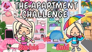 The Apartment Challenge: 💗 Barbie vs. Enid 🌈 Toca Boca Beak Street Building | TOCA GIRLZ
