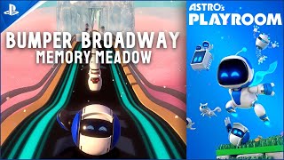 Astro’s Playroom Bumper Broadway: All Puzzle Pieces &amp; Artifacts. Memory Meadow Walkthrough (PS5)
