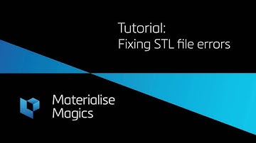 Tutorial: Automatic file repair in Materialise Magics
