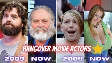 Hangover Actor and Actress | Then and now | Real name and age
