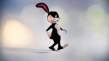 Animation blender cartoon rabbit