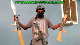 My 2024 cardboard guns collection