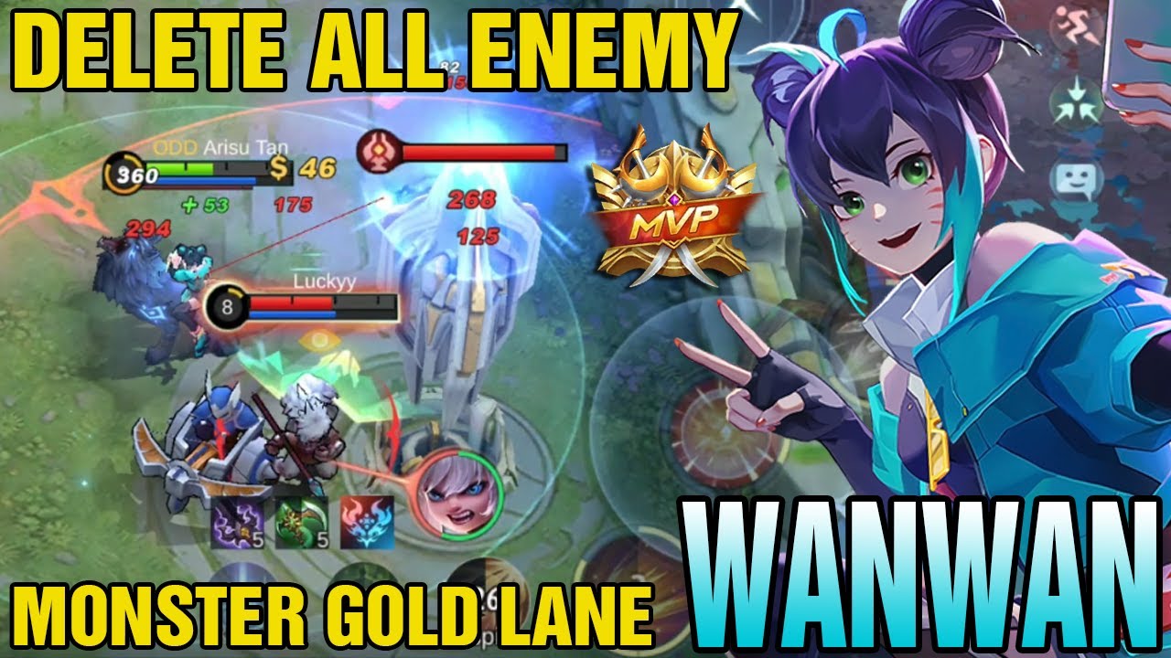 Wanwan Super Annoying Marksman!! - Build Top 1 Global Wanwan - Wanwan Best Build 2022 ~ MLBB