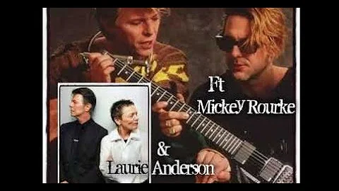 BOWIE RAP BATTLE ~  LAURIE ANDERSON Vs MICKEY ROUR...