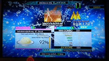 [DDR A20 PLUS] Taking It To The Sky (PLUS Step) [Difficult 9] Blue Full Combo