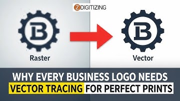 Waarom heeft elk bedrijfslogo vectortracering nodig voor perfecte afdrukken?