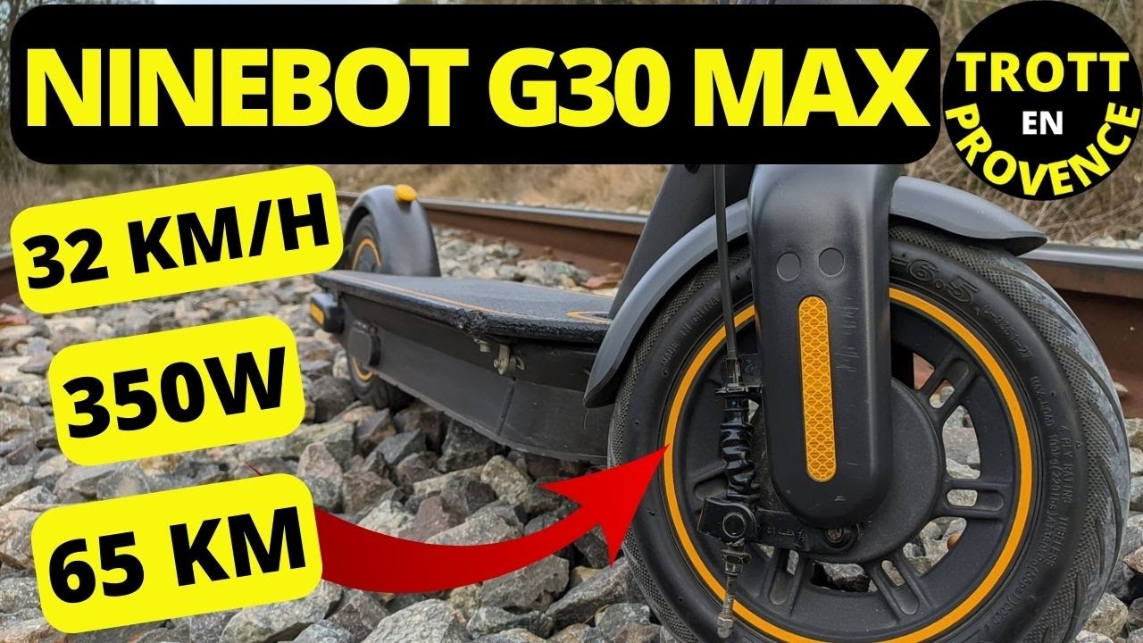 Ninebot Max G30P Trottinette électrique Segway - Net Vélo Électrique France
