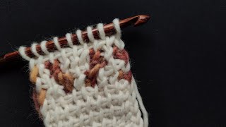 Information [Left-handed] Tunisian Front post Double stitch forward and backward Guide