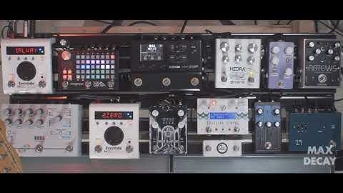 Meris Hedra, Eventide H9, Line 6 HX Stomp and 29 Pedals EUNA