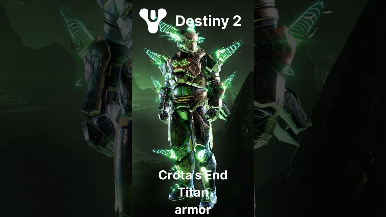 AMAZING Crota's End Titan armor coming in 