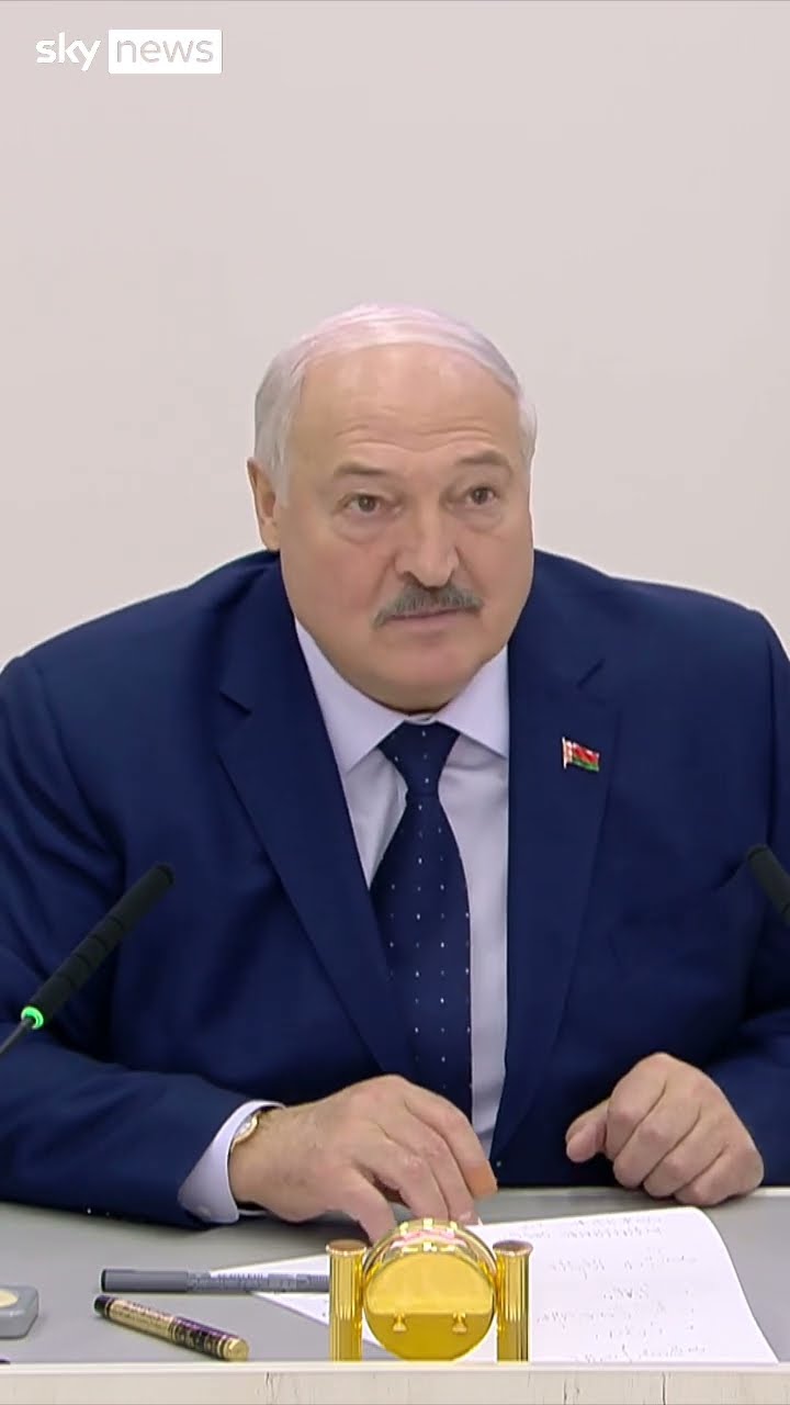 'Your subordinates are ruling you' Lukashenko tells Sky News reporter