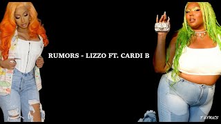 Rumors - Lizzo Feat. Cardi B (Lyrics)