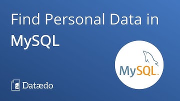 Find personal data in MySQL databases (PII, GDPR) – Dataedo tutorial