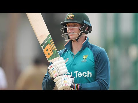 'it's good! ' smith says wrist no bother on eve of cup opener | icc men's odi world cup 2023