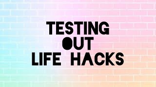 Testing out viral life hack || Awesome bae 🤗 ||