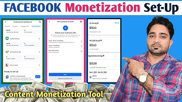 Facebook Monetization Setup | Facebook payout account setup | Content Monetization Tool |