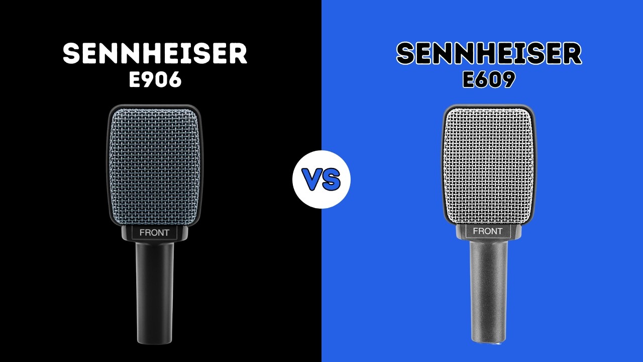 ⭐ SENNHEISER E906 VS SENNHEISER E609 | COMPARISON ⭐ - YouTube