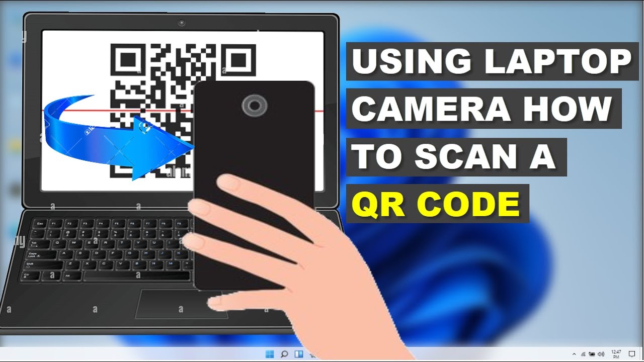 Can I scan QR with laptop?