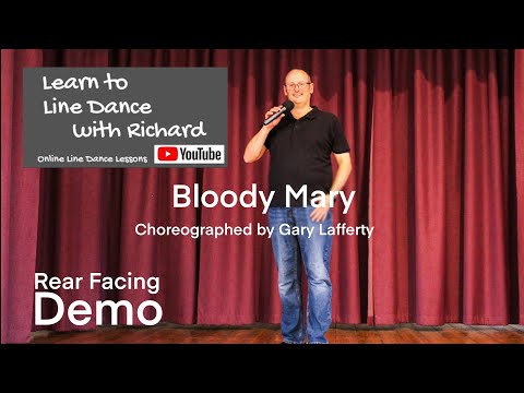 FREESTYLE / REAR FACING DEMO ABSOLUTE BEGINNER LINE DANCE - Bloody Mary