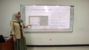 Kriptografi menggunakan algoritma playfair cipher