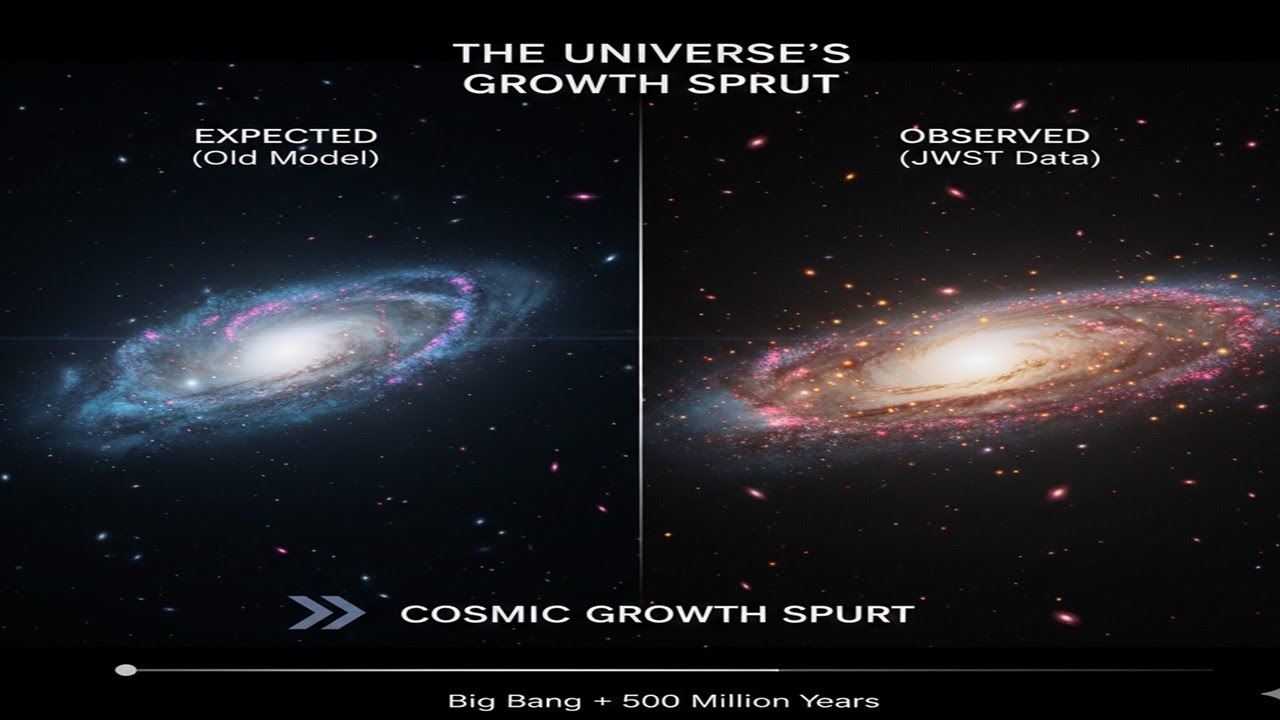 The Universe’s Growth Spurt: Why Early Galaxies Look "Old"