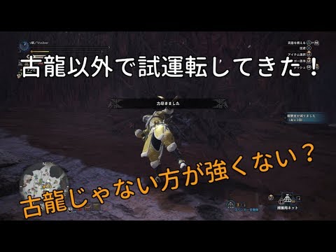 Mhw ジョー対策に 飛雷弓 羽々矢 装備を３種類紹介 モンハンワールド Youtube