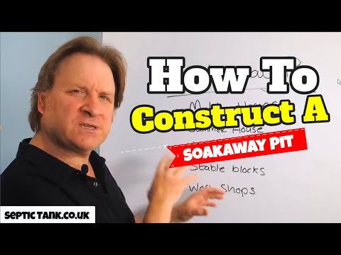how to construct a soakaway pit