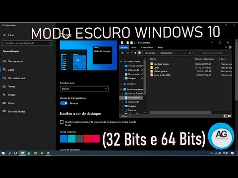 Como ATIVAR MODO ESCURO em todo WINDOWS 10