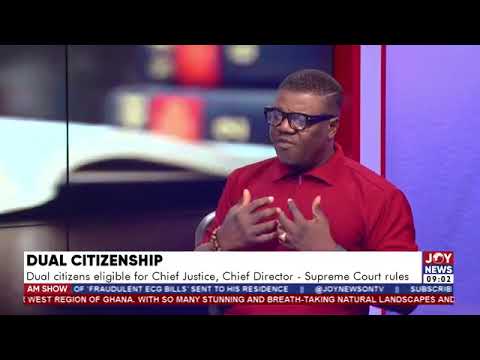 I am not against Ghanaians who hold dual citizenship holding certain portfolios - Dafeamekpor