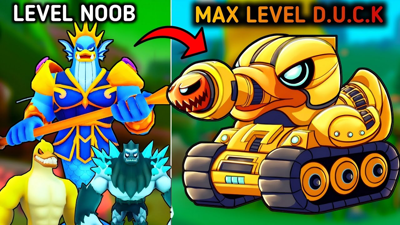 REBIRTH 2 | Unlocking Level 1 To NEW MAX LEVEL D.U.C.K Tank In Duck ...
