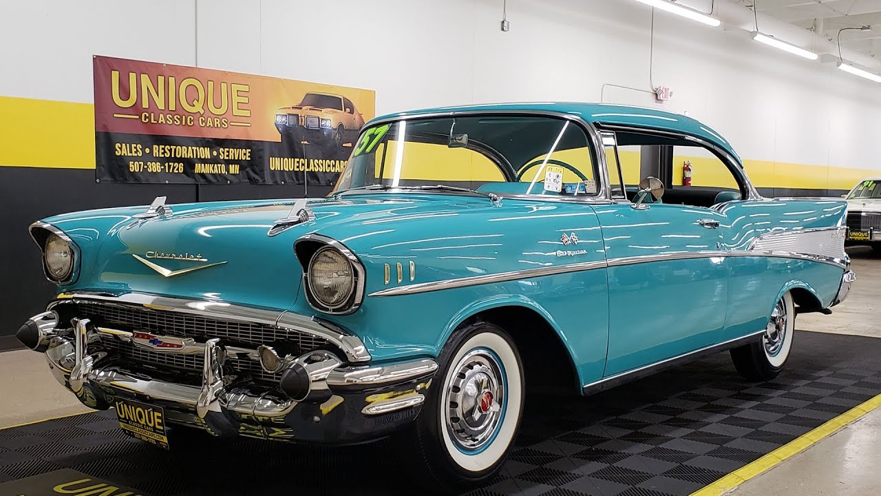 1957 Chevrolet Bel Air Fuelie 2dr Hardtop | For Sale - YouTube