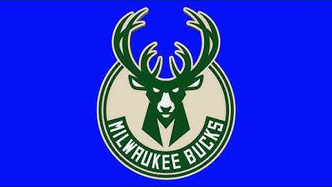 Milwaukee Bucks Blue Screen Logo Loop Chroma Animation