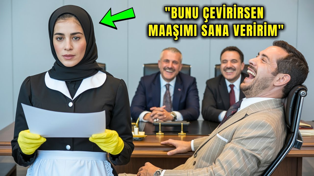CEO TEMİZLİKÇİYİ AŞAĞILAMAYA ÇALIŞTI. AMA GERÇEK KİMLİĞİNİ ÖĞRENİNCE ŞOKE OLDU