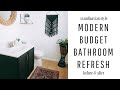 Under $100 DIY Modern Bathroom Refresh