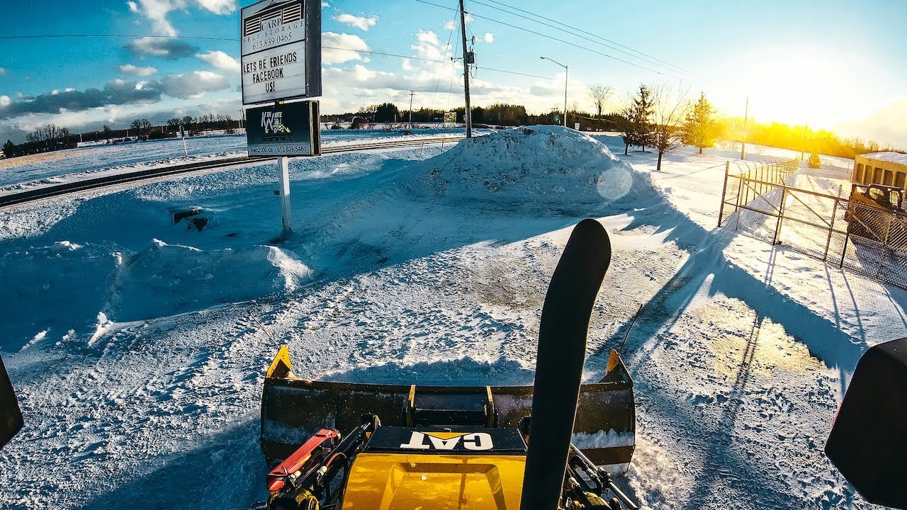 UNCUT SNOW PLOWING 2019 *raw* caterpillar stock price