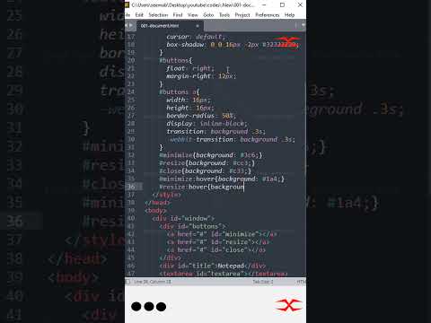 Notepad | HTML CSS