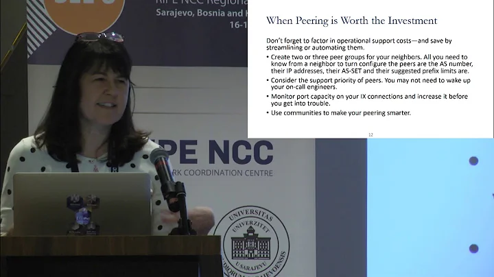 SEE 8: Peering Economics 101 - Susan Forney, Hurri...