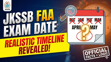 JKSSB FAA Exam Date 2026 Confirmed? | 600 Posts | Accountancy & Commerce Strategy